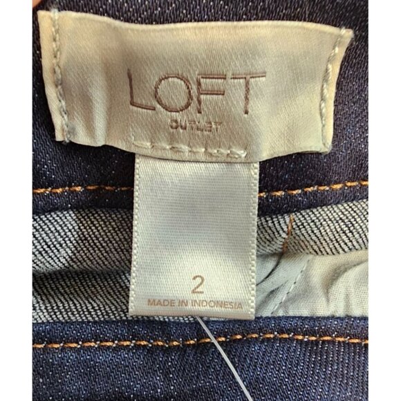 Ann Taylor Loft Womens 2 Denim Mini Skirt NWT‎ - Picture 8 of 10